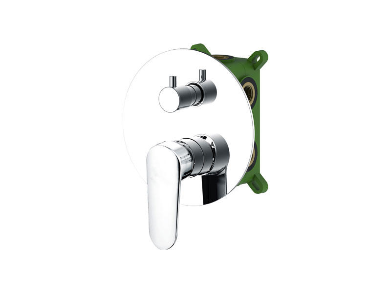DF11508R chrome concealed bath faucets with three outlet