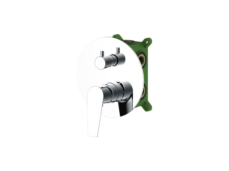 DF11608R chrome concealed bath faucets with three outlet