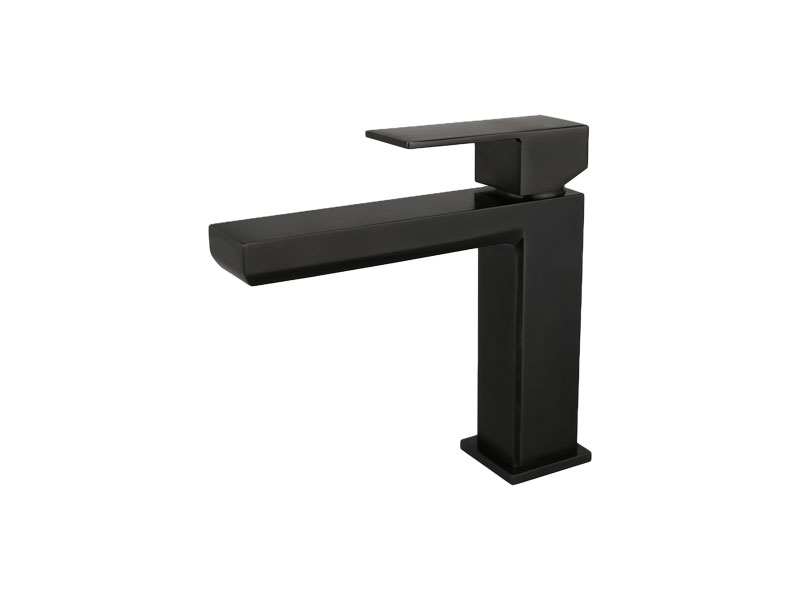 DF18211B matt black basin faucets