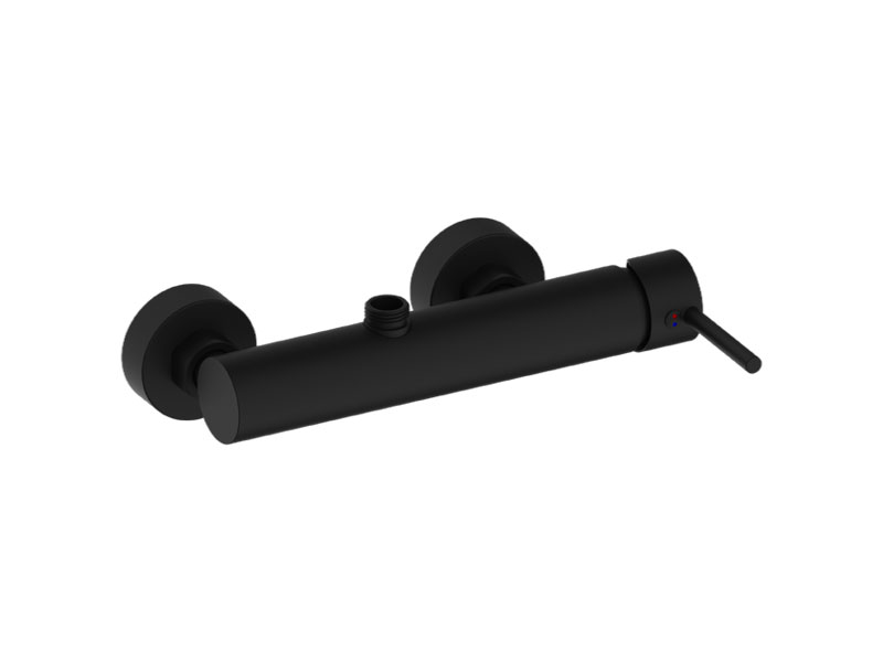 T002B matt black shower faucets