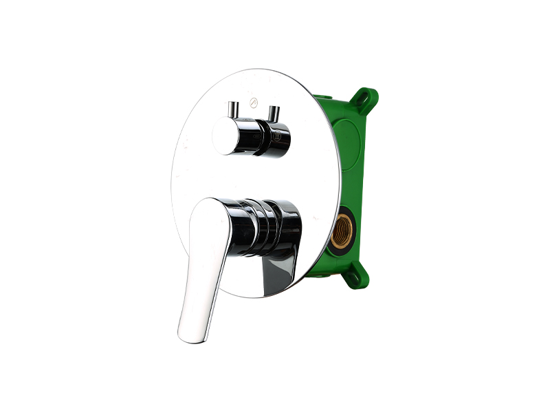 DF18333R chrome concealed bath faucets with two outlet